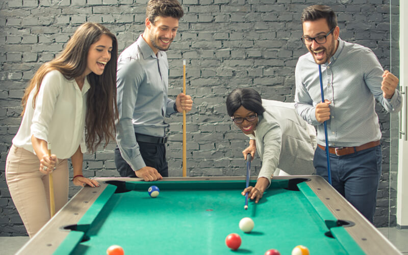 People Playing Pool - Open GI Careers