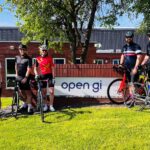 Alzheimer's society, open gi, charity work, cyclists, open team members